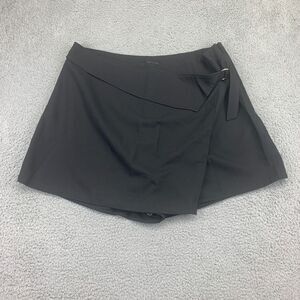 City Chic Skorts Womens Large Black Plus Size‎ Side Zip Tennis Golf Stretch NEW